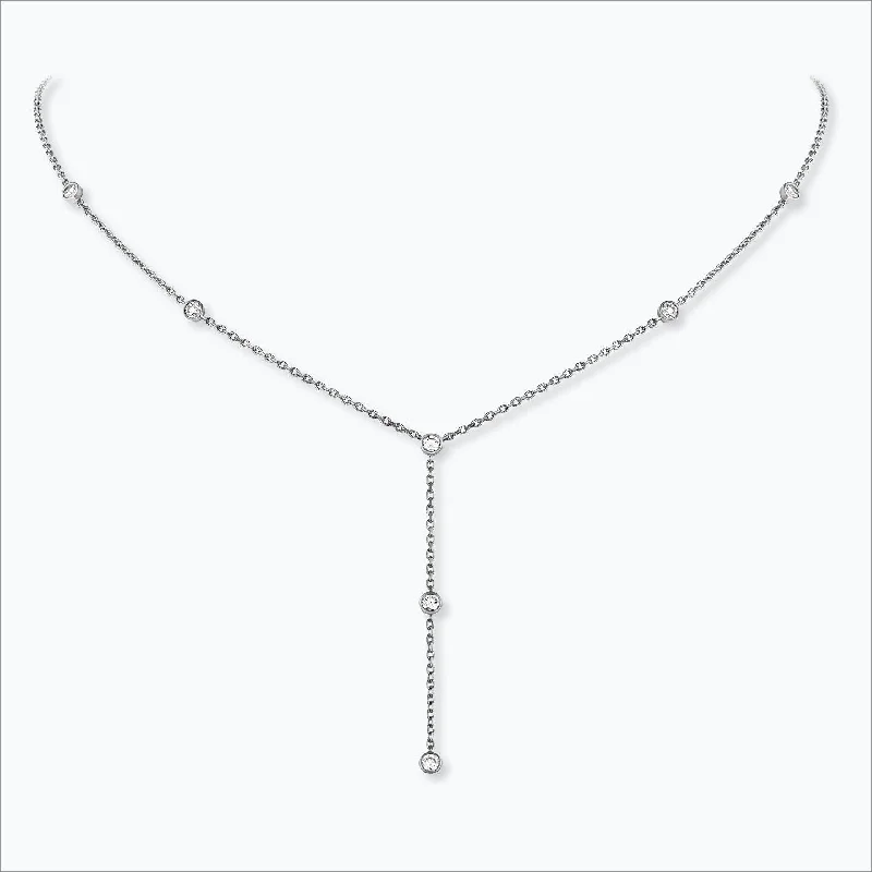 Personalized Jewelry Sale – Meaningful Gifts At Great Prices 7 Stone 18K White Gold Necklace w. Diamonds Personalized Jewelry Sale – Meaningful Gifts At Great Prices 7 Stone 18K White Gold Necklace w. Diamonds