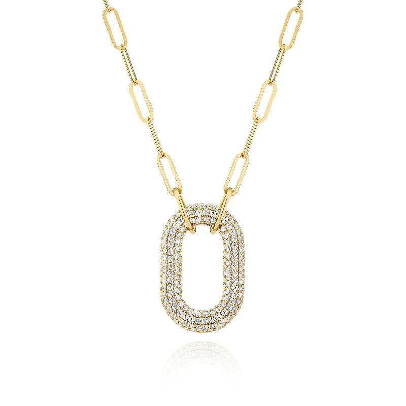 Delicate Crystal Jewelry For Sophisticated Charm Capri Uno Gold Plated Necklace w. Zirconia Delicate Crystal Jewelry For Sophisticated Charm Capri Uno Gold Plated Necklace w. Zirconia