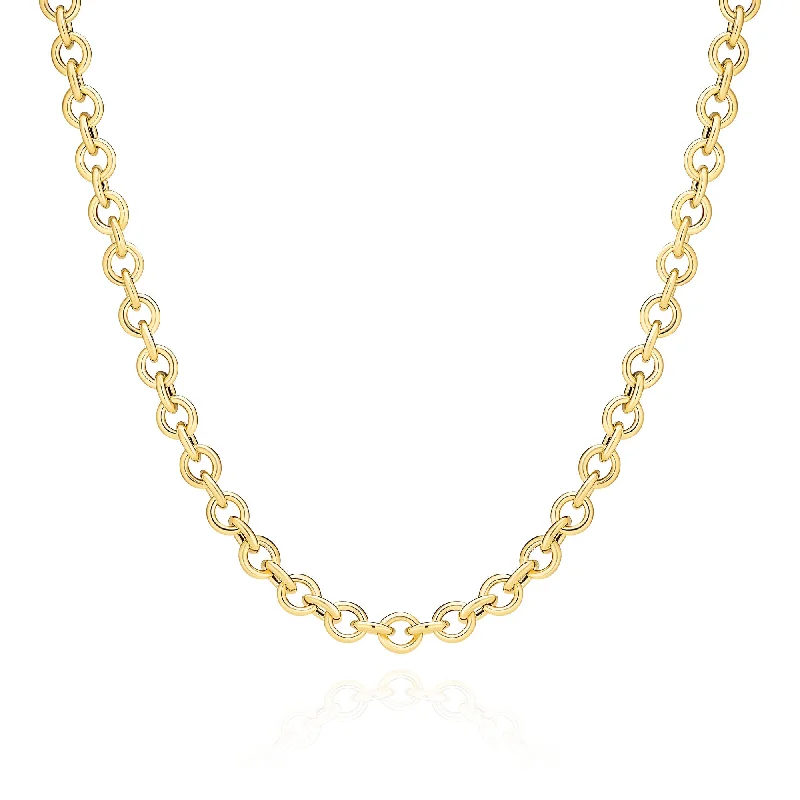 Personalized Jewelry At Special Discount Rates Carrara Gold Plated Chain