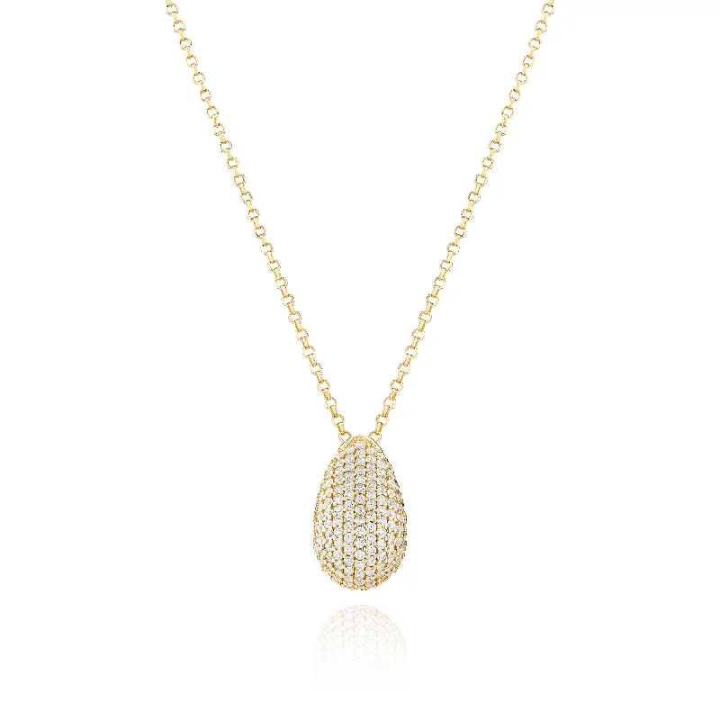 Exclusive Online Discounts On Stylish Jewelry Goccia Altro Gold Plated Necklace w. Zirconia Exclusive Online Discounts On Stylish Jewelry Goccia Altro Gold Plated Necklace w. Zirconia