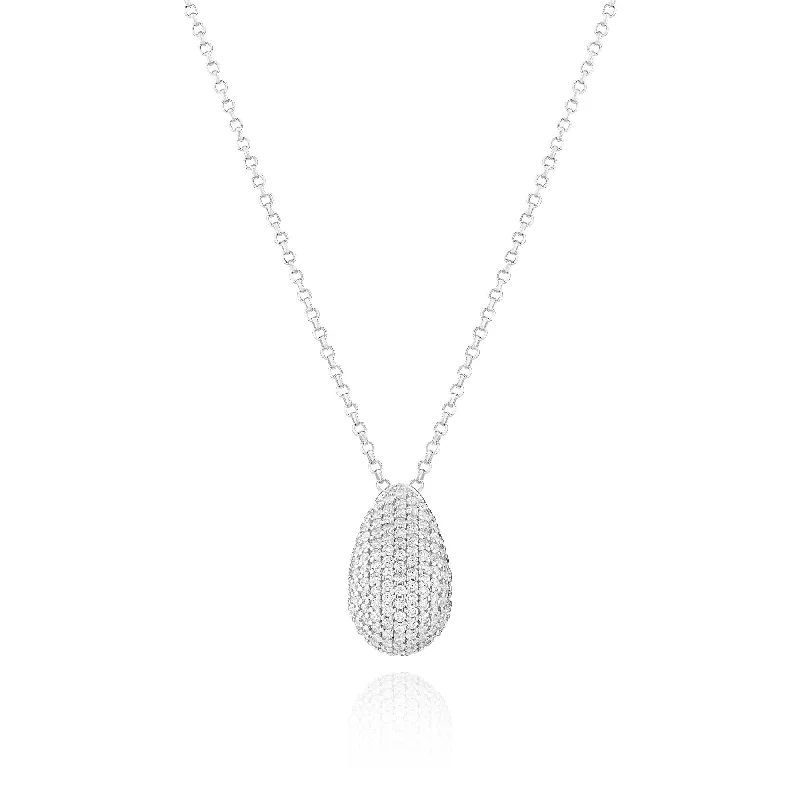Special Offers On Handcrafted And Designer Jewelry Goccia Altro Silver Necklace w. Zirconia Special Offers On Handcrafted And Designer Jewelry Goccia Altro Silver Necklace w. Zirconia