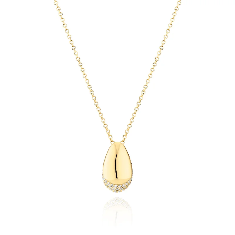 Exclusive Jewelry Bundles At Discounted Prices Goccia Gold Plated Necklace w. Zirconia Exclusive Jewelry Bundles At Discounted Prices Goccia Gold Plated Necklace w. Zirconia