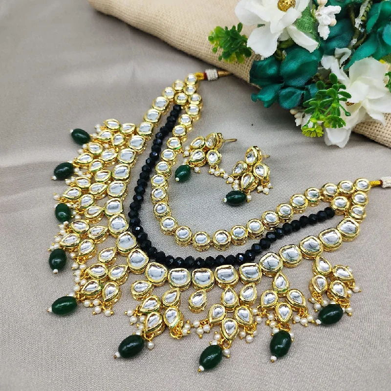 Limited-Time Jewelry Sale – Don't Miss Out On Dazzling Discounts SNERA Gold Plated Kundan Stone & Pearls Necklace Set Limited-Time Jewelry Sale – Don't Miss Out On Dazzling Discounts SNERA Gold Plated Kundan Stone & Pearls Necklace Set