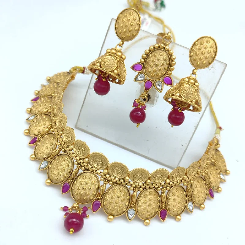Once-A-Year Jewelry Sale – Grab Your Favorites Now SNERA Gold Plated Pota Stone choker Necklace Set Once-A-Year Jewelry Sale – Grab Your Favorites Now SNERA Gold Plated Pota Stone choker Necklace Set