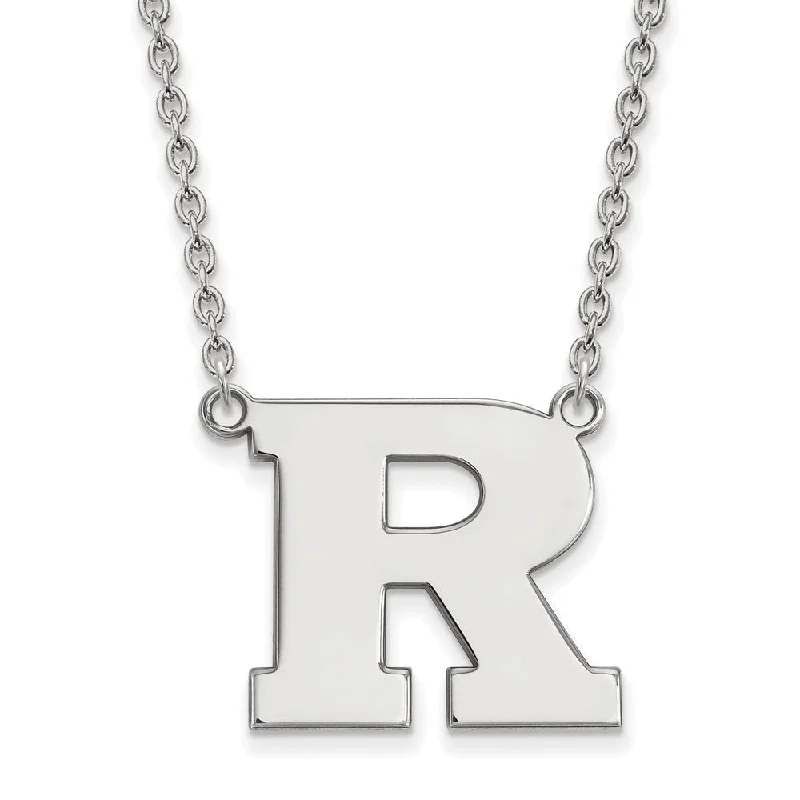 Seasonal Jewelry Clearance – Best Styles At The Lowest Prices Sterling Silver Rutgers Large Initial R Pendant Necklace Seasonal Jewelry Clearance – Best Styles At The Lowest Prices Sterling Silver Rutgers Large Initial R Pendant Necklace