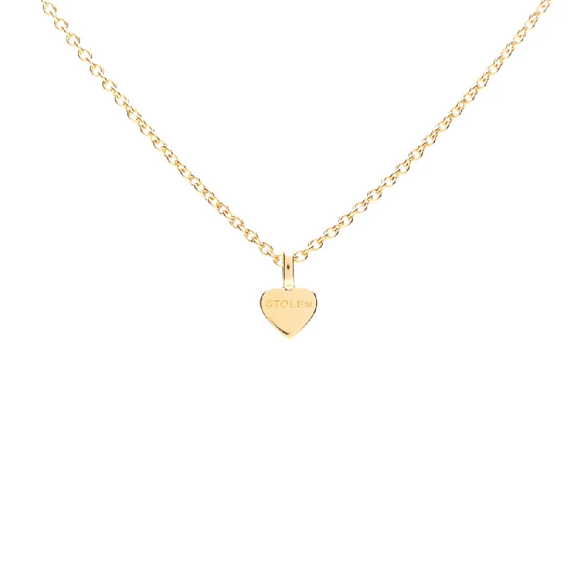 Your Perfect Accessory At The Perfect Price Stolen Girlfriends Club Stolen Heart Necklace - Gold Plated Your Perfect Accessory At The Perfect Price Stolen Girlfriends Club Stolen Heart Necklace - Gold Plated