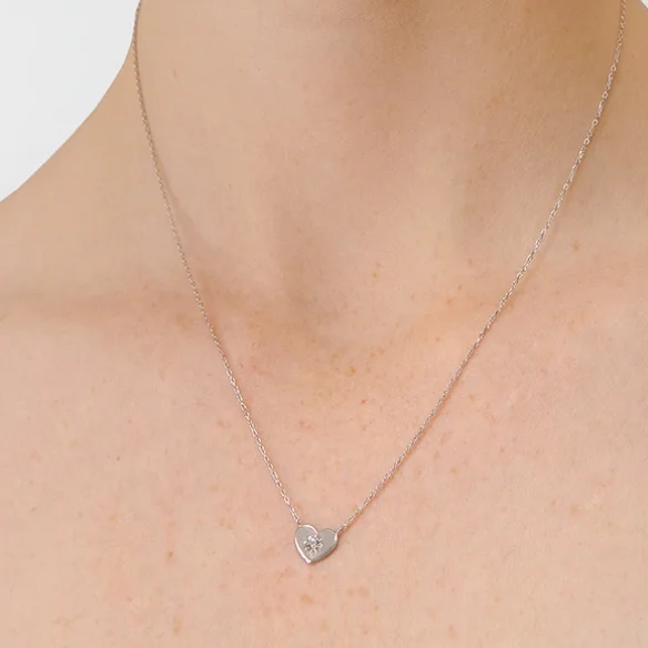 Timeless Jewelry Styles At Wallet-Friendly Prices Vintage Star Heart Pendant Necklace - White Sapphire Timeless Jewelry Styles At Wallet-Friendly Prices Vintage Star Heart Pendant Necklace - White Sapphire