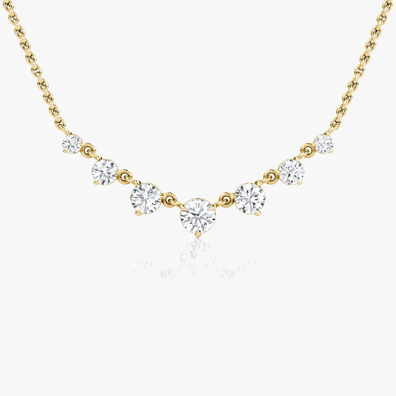 Modern Jewelry At Exclusive Discounts – Shop Today Linked 14K Gold Tennis Necklace w. 0.85ct Lab-Grown Diamonds Modern Jewelry At Exclusive Discounts – Shop Today Linked 14K Gold Tennis Necklace w. 0.85ct Lab-Grown Diamonds