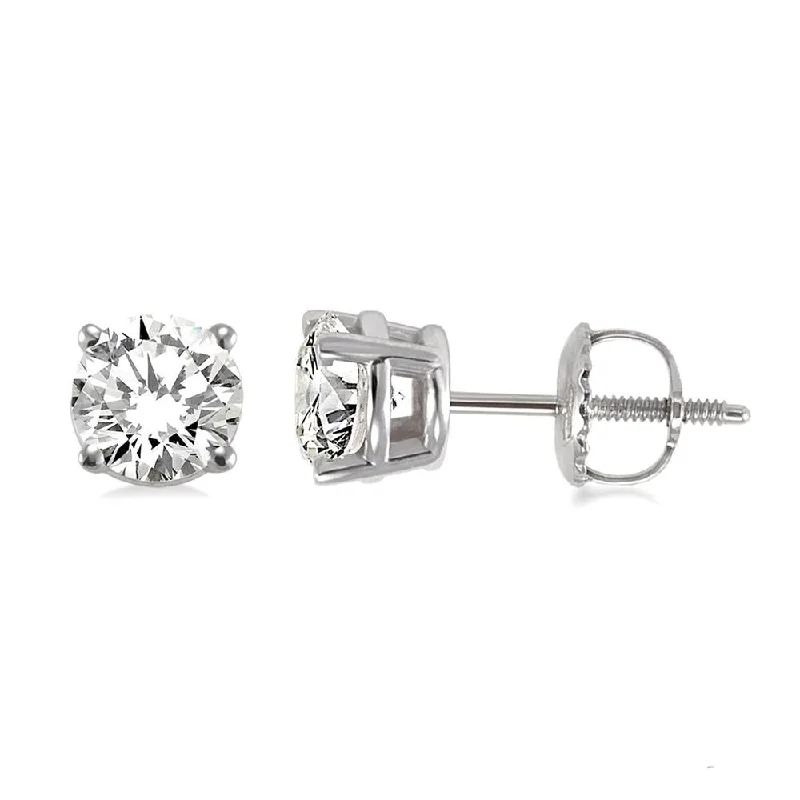 Exclusive Jewelry Offers – Sparkle For Less 1.00 CT Natural Diamond Studs in 14K White Gold Exclusive Jewelry Offers – Sparkle For Less 1.00 CT Natural Diamond Studs in 14K White Gold