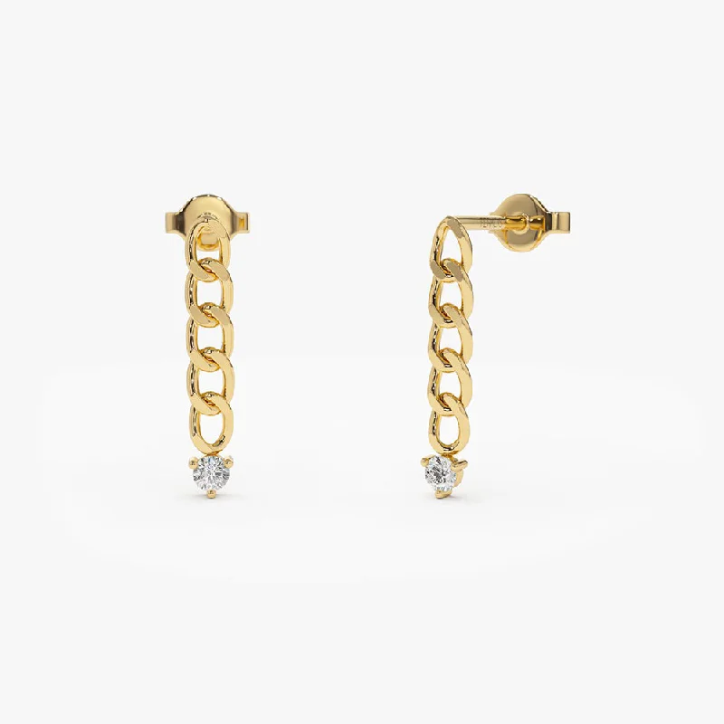 Limited-Time Jewelry Sale – Elegant Styles At Less 14k Cuban Link Diamond Earrings