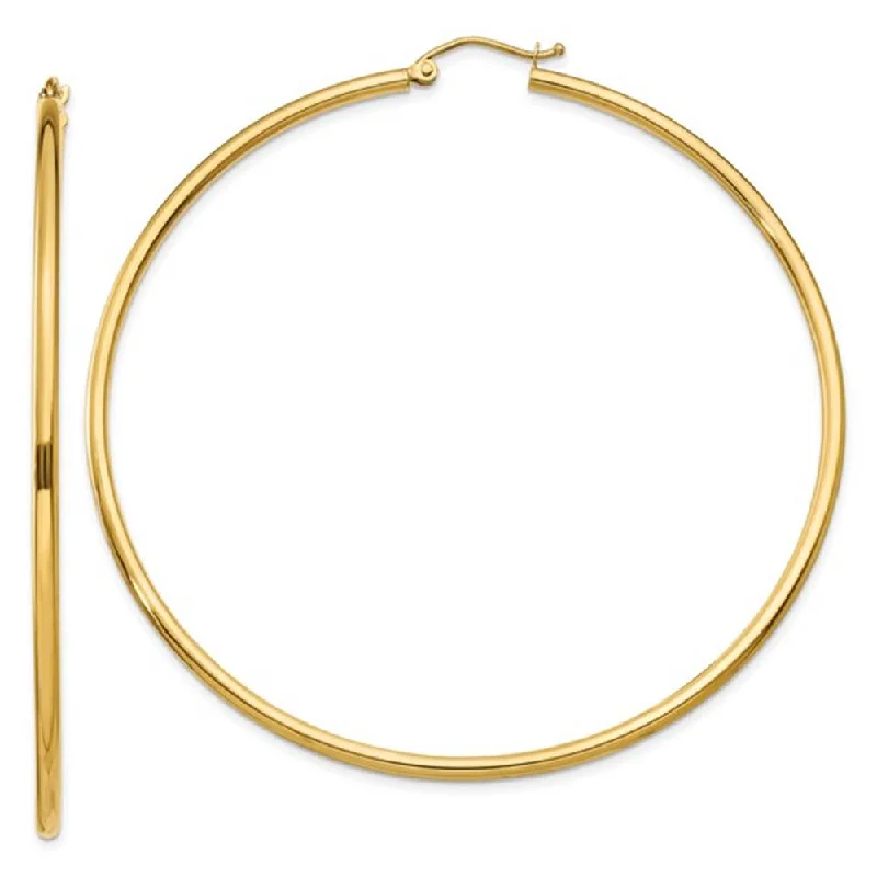 Shop Dazzling Jewelry At The Best Prices 14K Large Gold Hoops