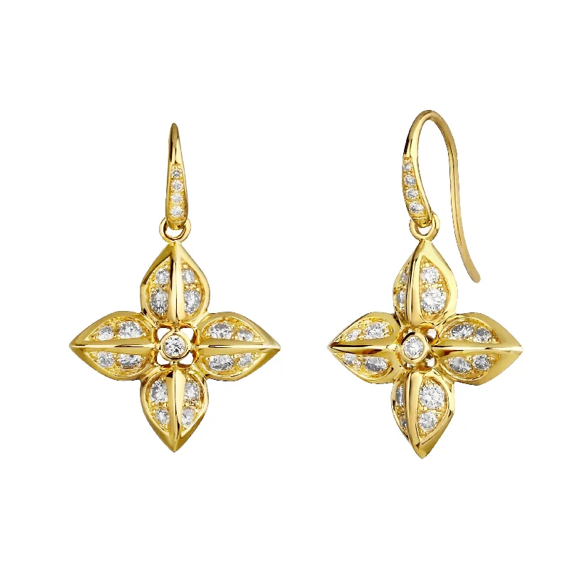 Affordable Glamour – Premium Jewelry At Special Prices Diamond Flower Earrings
