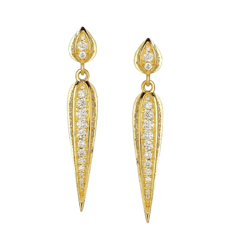 Buy More, Save More On Stunning Jewelry Pieces Diamond Leaf Earrings