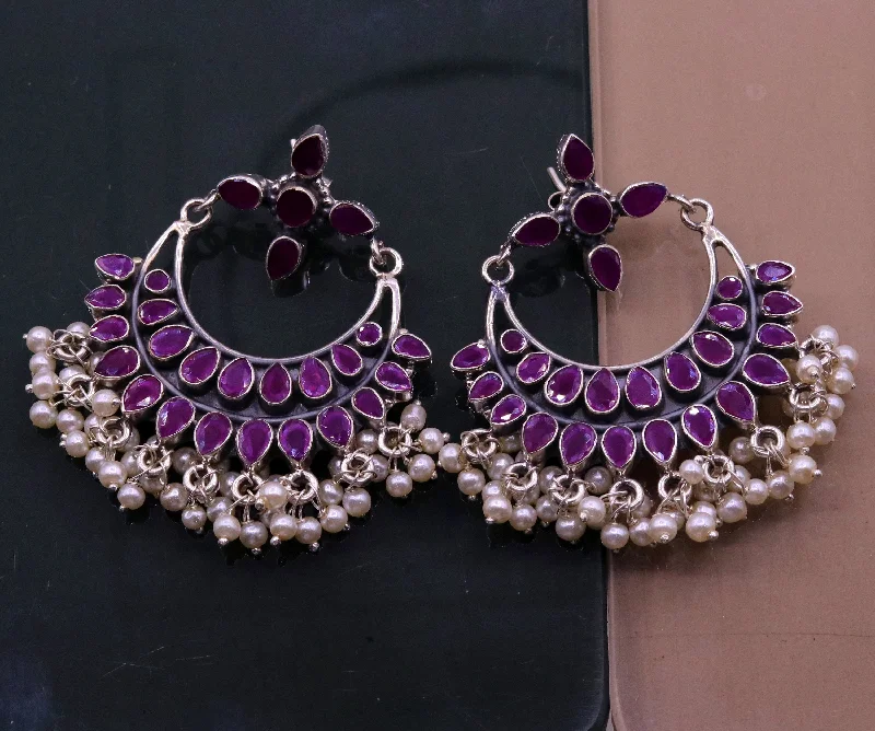 Flash Jewelry Sale – Get Stunning Pieces At Low Prices 925 sterling silver handmade stylish modern chandelier drop dangle stud earring fabulous hanging pearl with gemstone tribal jewelry s718