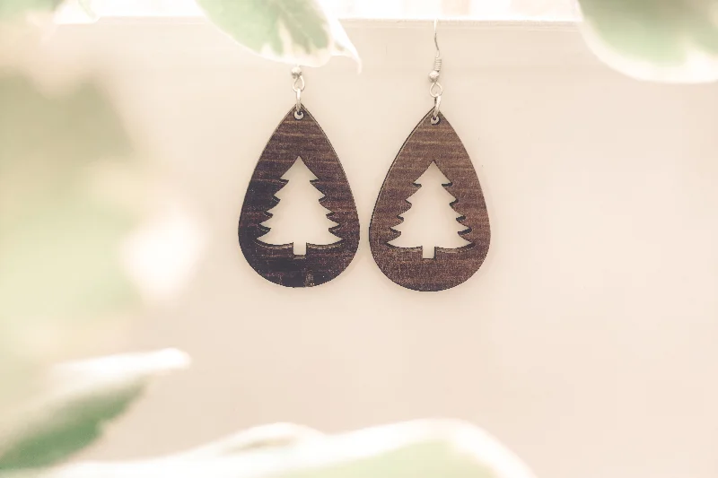 Shop Elegant Jewelry At Unbeatable Prices Beautiful Rustic Wood Tree Earrings