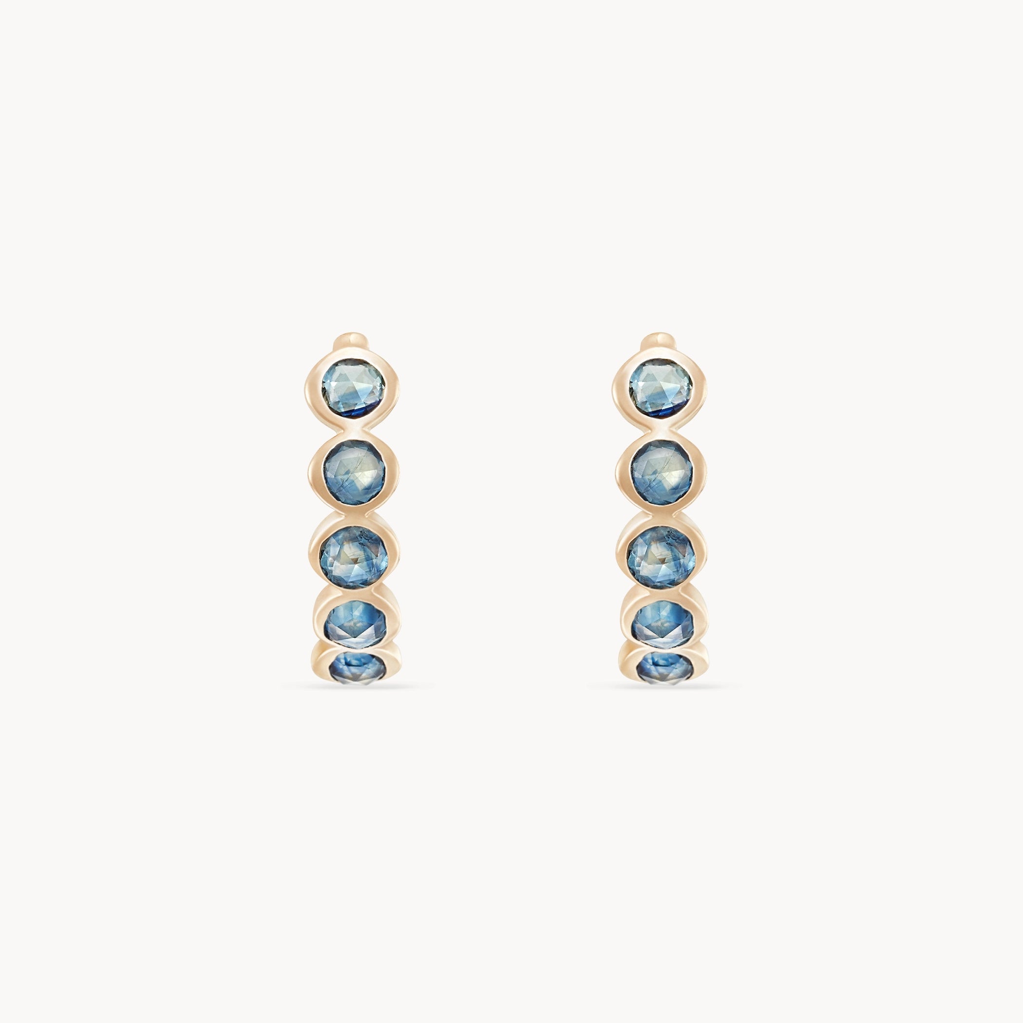 Premium Jewelry Now Available At Special Discounts blue sapphire five stone mood hoop - 14k yellow gold, blue sapphire Premium Jewelry Now Available At Special Discounts blue sapphire five stone mood hoop - 14k yellow gold, blue sapphire