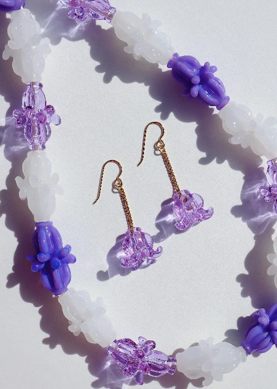 Premium Diamond Jewelry At Once-In-A-Lifetime Discounts Crown Flower Drop Earrings