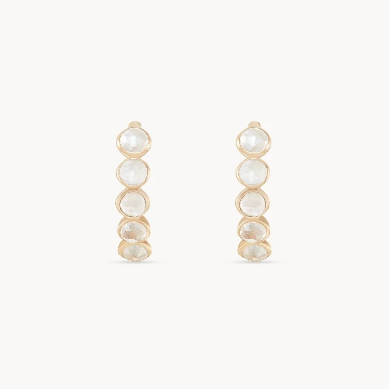 Exclusive Jewelry Offers – Shine For Less five stone moonstone mood hoop - 14k yellow gold, moonstone Exclusive Jewelry Offers – Shine For Less five stone moonstone mood hoop - 14k yellow gold, moonstone