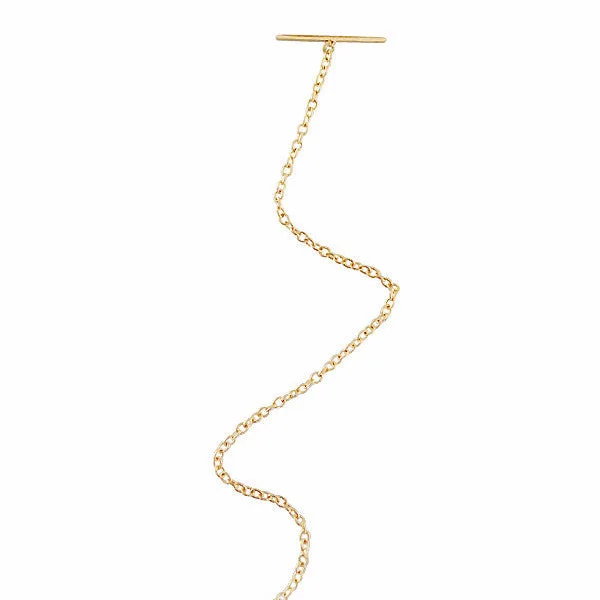 Flash Sale On Stunning Jewelry – Don't Miss Out Kathleen Whitaker 14k Staple and Chain Earring