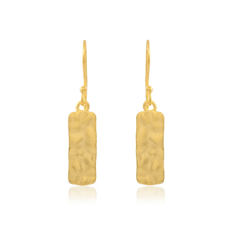 Celebrate With Sparkle – Jewelry Sale Now Live Matt Gold Textured Rectangle Earrings Celebrate With Sparkle – Jewelry Sale Now Live Matt Gold Textured Rectangle Earrings