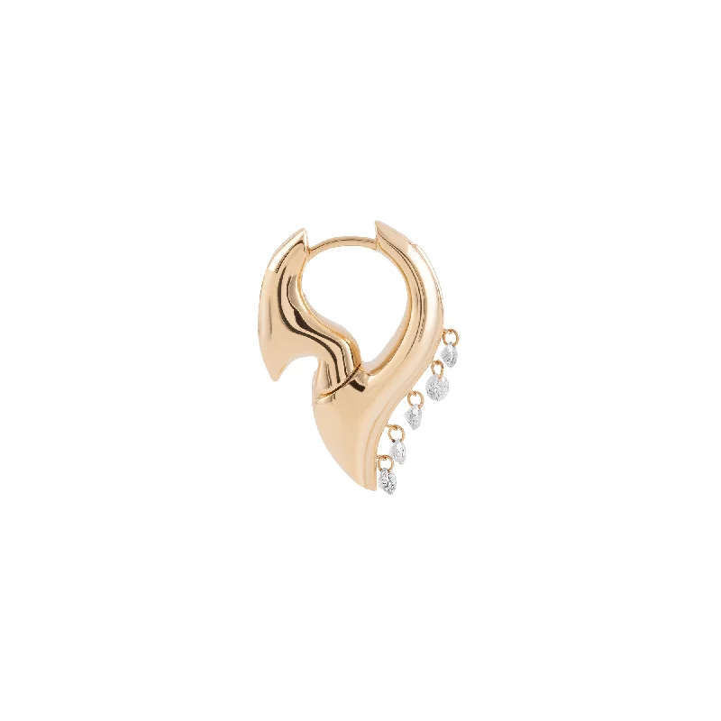 Last Chance To Grab Your Favorite Jewelry At A Discount Midi Flare Hoop Earring