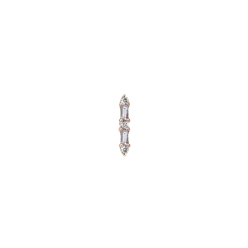 Affordable Glamour – Premium Jewelry At Special Prices Mini Pave Wand Stud Earring