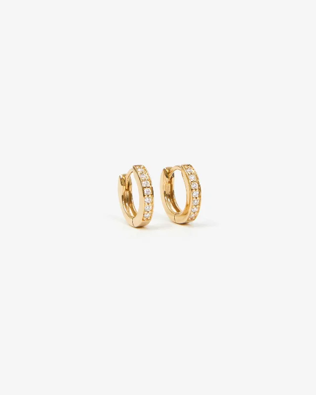 Shop Jewelry That Shines Without The High Price Petit Pavé Huggies