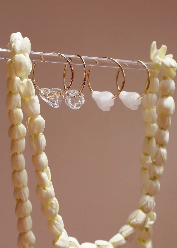 Elevate Your Jewelry Collection With Limited-Time Savings Pikake Hoop Earrings