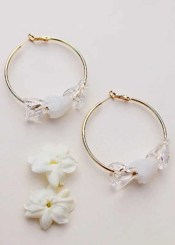 Final Call – Shop Exquisite Jewelry Before It's Gone Triple Pikake Hoop Earrings