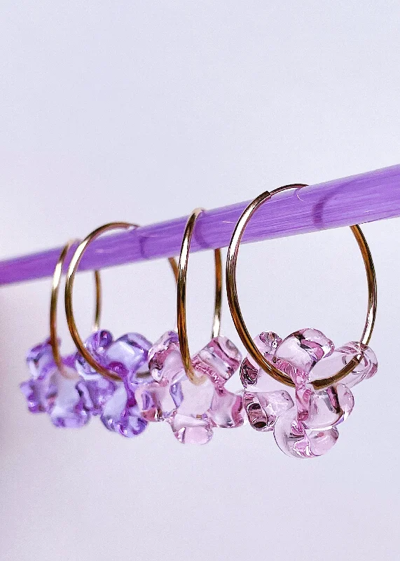 Exclusive Online Jewelry Sale – Don't Wait Pua Flower Hoop Earrings