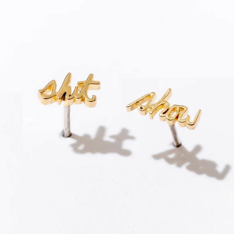 Fashion-Forward Jewelry At Incredible Prices Shit Show Stud Earrings