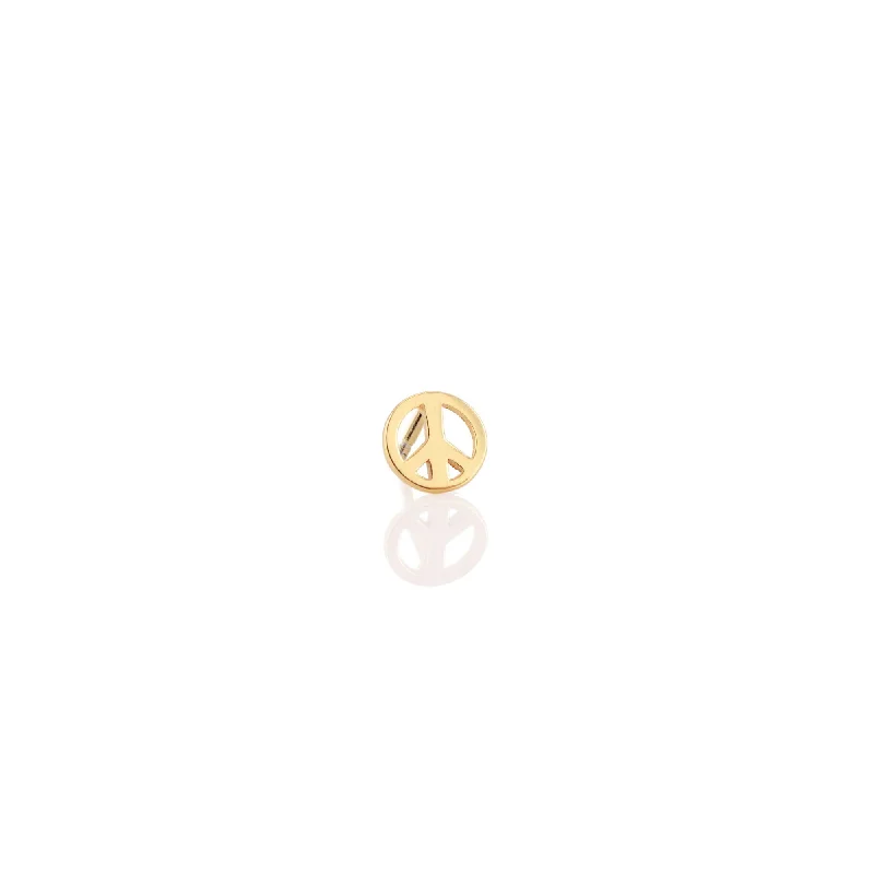 Don't Miss Our Biggest Jewelry Sale Of The Season Single Peace Stud Earring