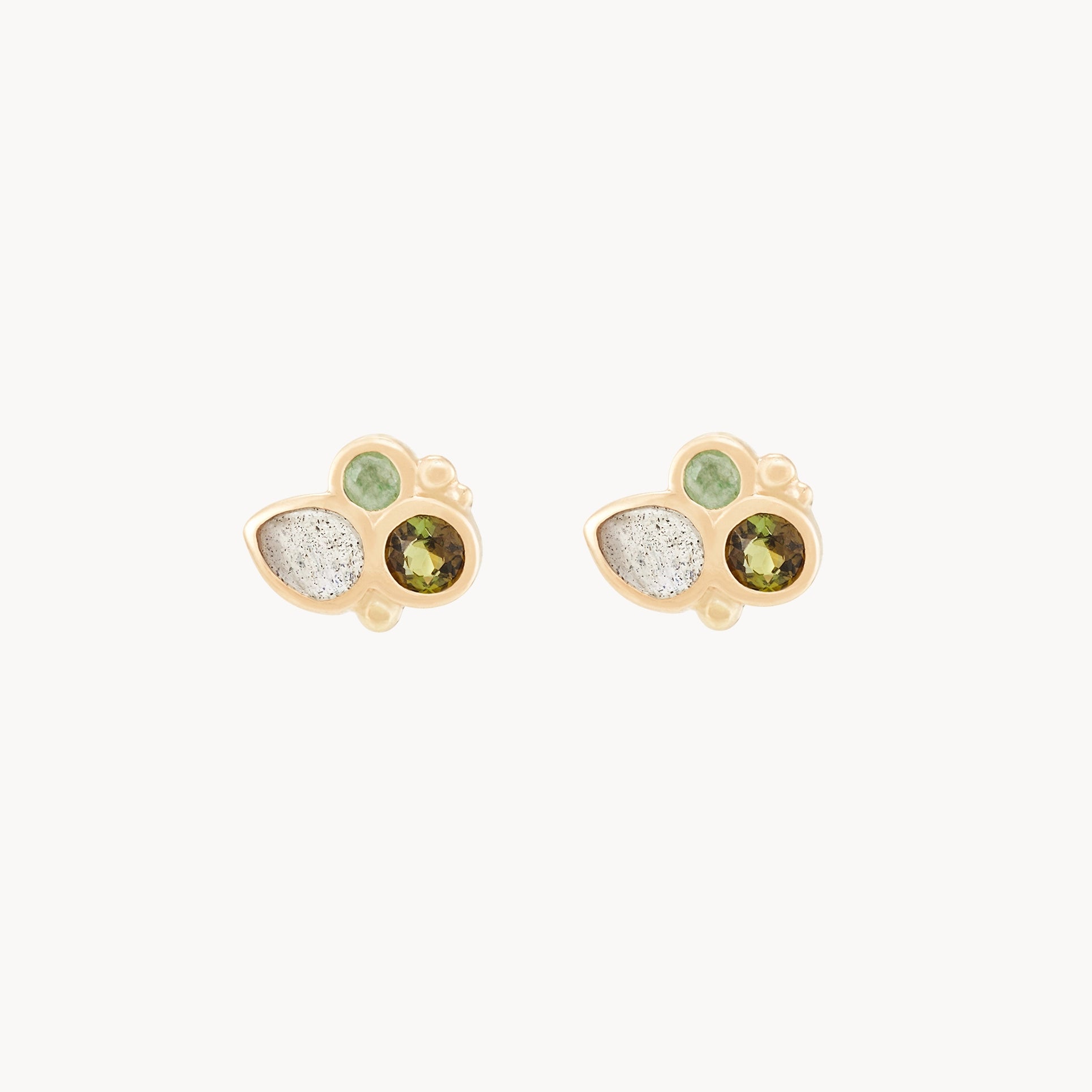 Exclusive Jewelry Bundles At Discounted Rates earth element stud earring - 14k yellow gold, natural gemstones Exclusive Jewelry Bundles At Discounted Rates earth element stud earring - 14k yellow gold, natural gemstones