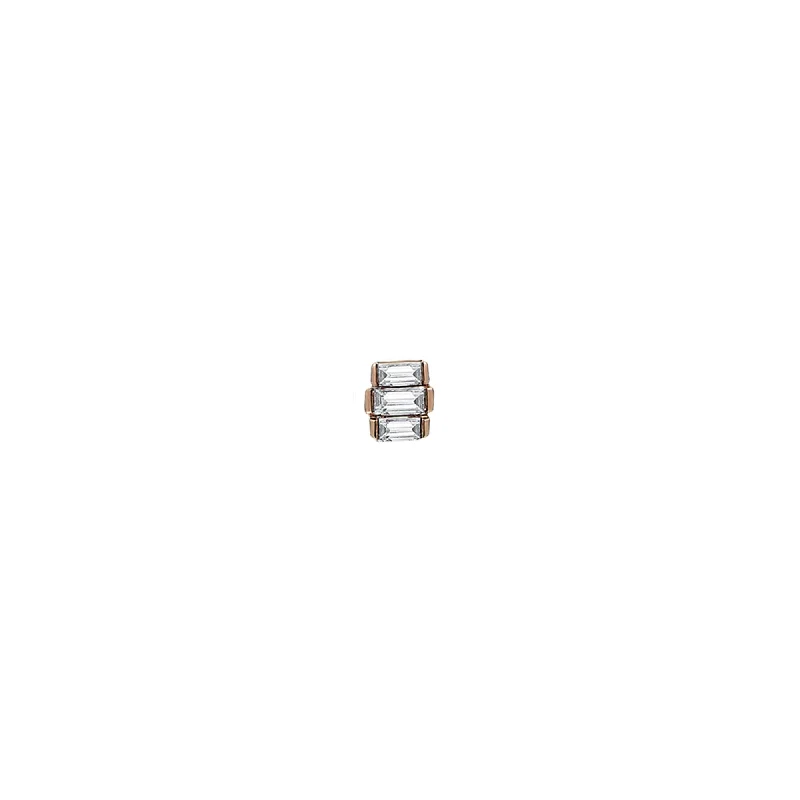 Modern Jewelry At Exclusive Discounts – Shop Today Triple Baguette Earring