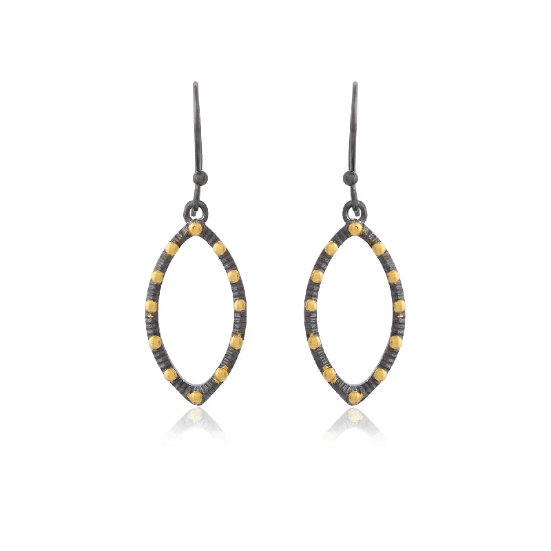 Dainty And Elegant Jewelry Now At Reduced Prices Two Tone Textured Dot Earrings