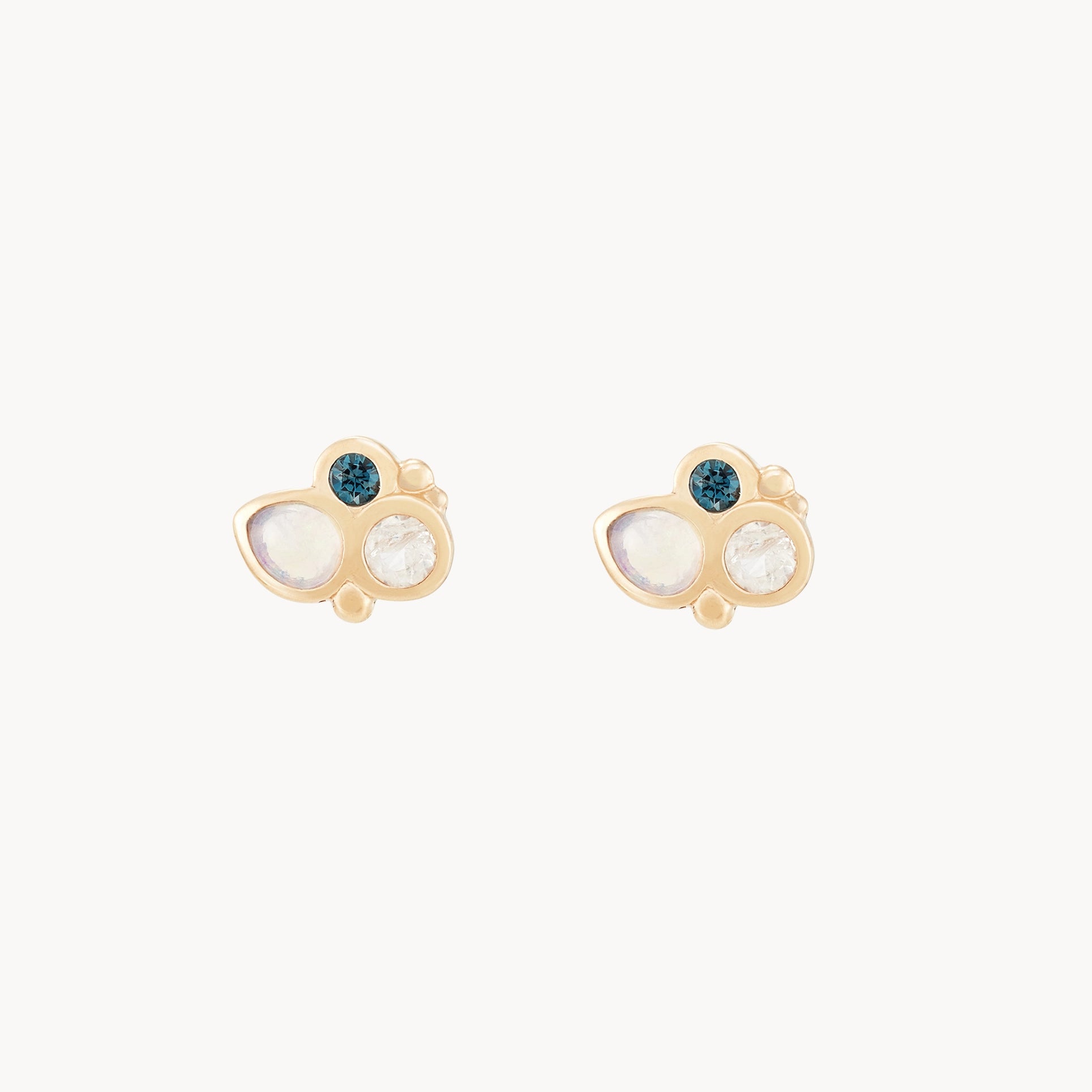 Seasonal Jewelry Sale – Upgrade Your Style Today water element stud earring - 14k yellow gold, natural gemstones Seasonal Jewelry Sale – Upgrade Your Style Today water element stud earring - 14k yellow gold, natural gemstones