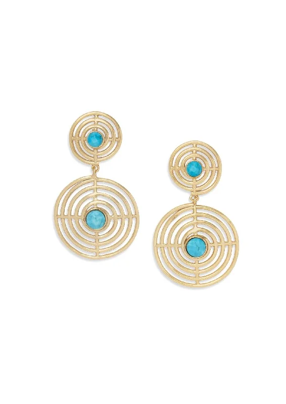 Handmade Pearl Jewelry For Timeless Elegance Zoe Earrings | Turquoise