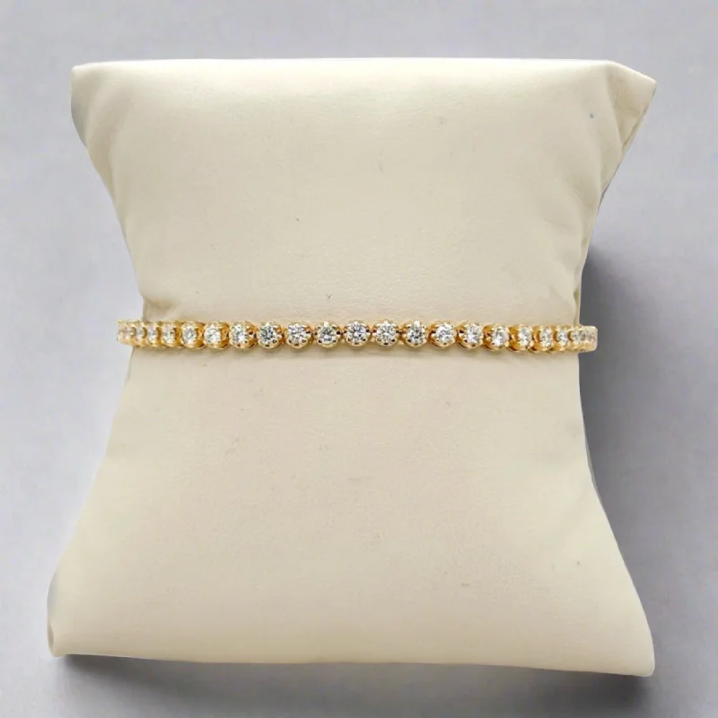 Celebrate Every Occasion With Sparkling Savings 14K Y Gold 2.50ctw I/SI2 Diamond Tennis Bracelet Celebrate Every Occasion With Sparkling Savings 14K Y Gold 2.50ctw I/SI2 Diamond Tennis Bracelet