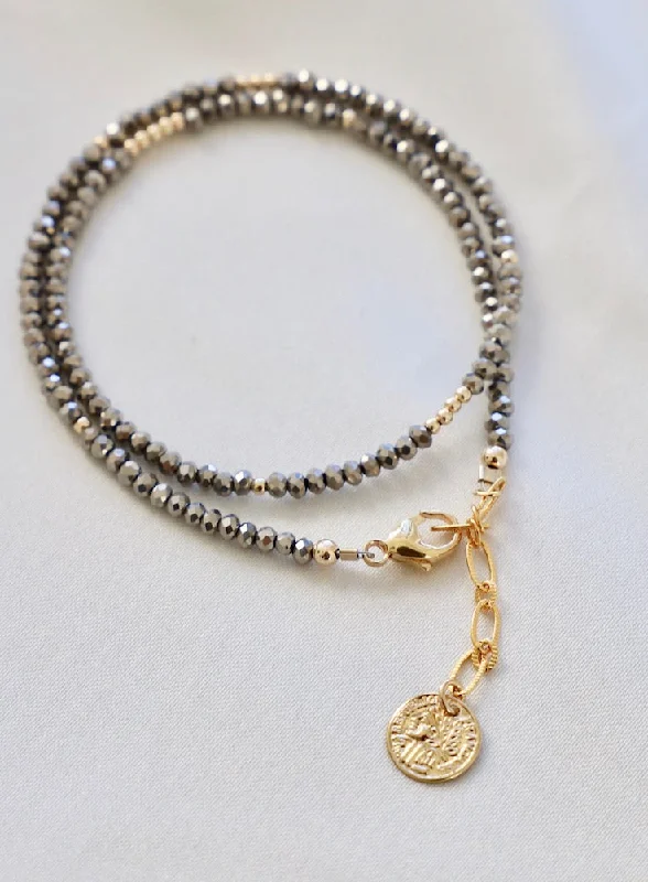 Unique Jewelry Designs Now At Discounted Rates PETITE CRYSTAL WRAP BRACELET