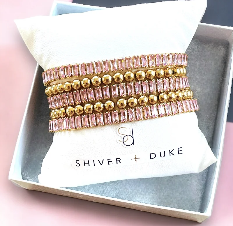 Sparkle For Less – Shop Our Limited-Time Jewelry Deals Tennis Bracelet  - Blush