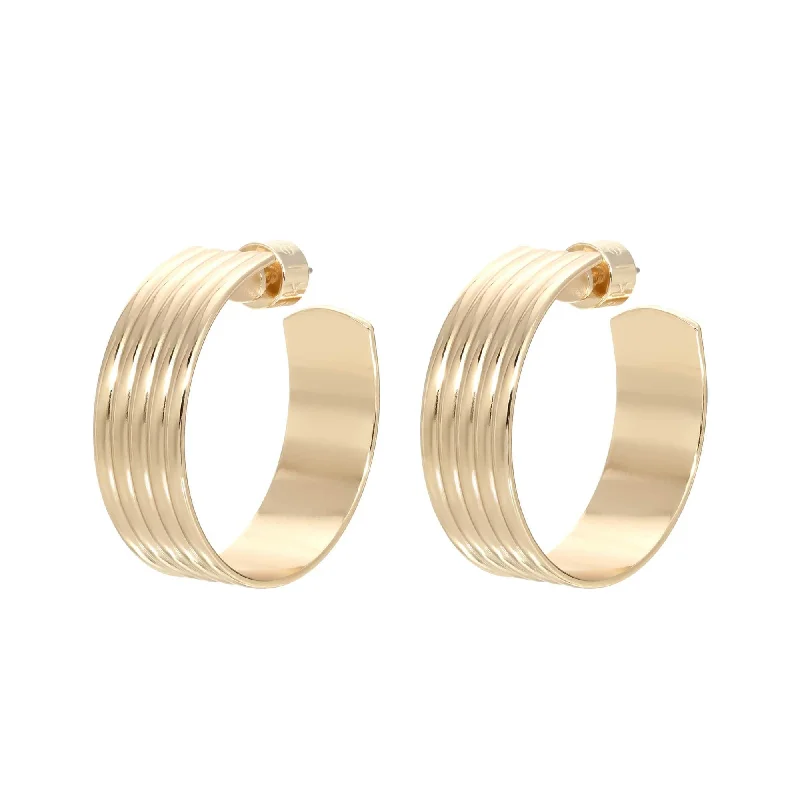 Must-Have Jewelry At Unbelievable Discounts 1.25" Logan Hoops