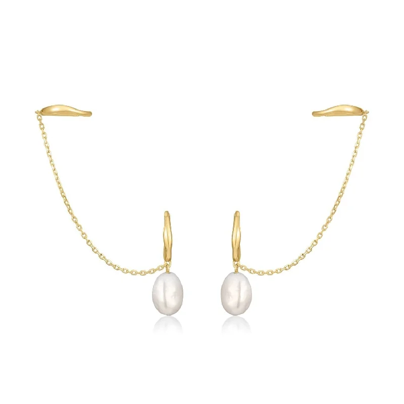 Luxury Meets Affordability – Jewelry Sale Live Now 14K Earcuff & Pearl Drop Huggie Hoop Earrings Luxury Meets Affordability – Jewelry Sale Live Now 14K Earcuff & Pearl Drop Huggie Hoop Earrings