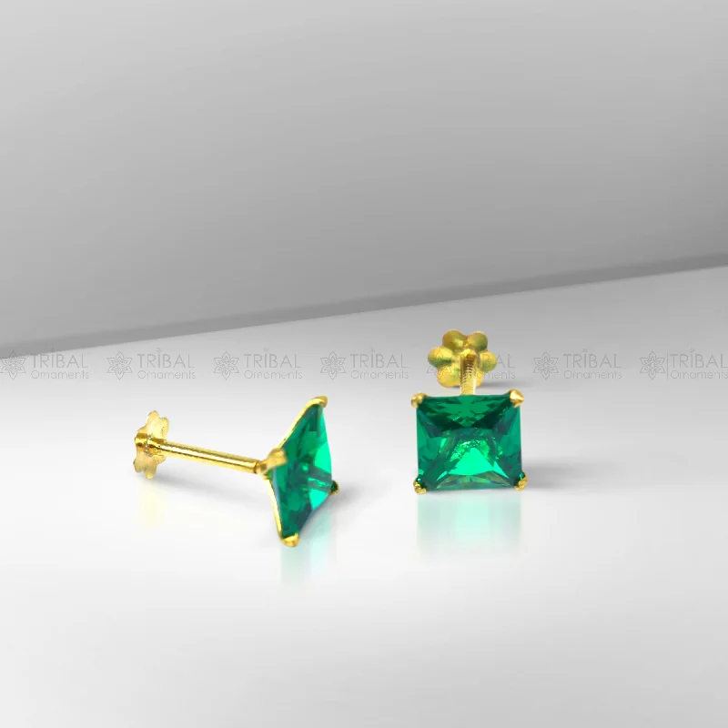 Special Jewelry Deals – Upgrade Your Collection 14Kt yellow gold green diamond stud earring for unisex er200 Special Jewelry Deals – Upgrade Your Collection 14Kt yellow gold green diamond stud earring for unisex er200