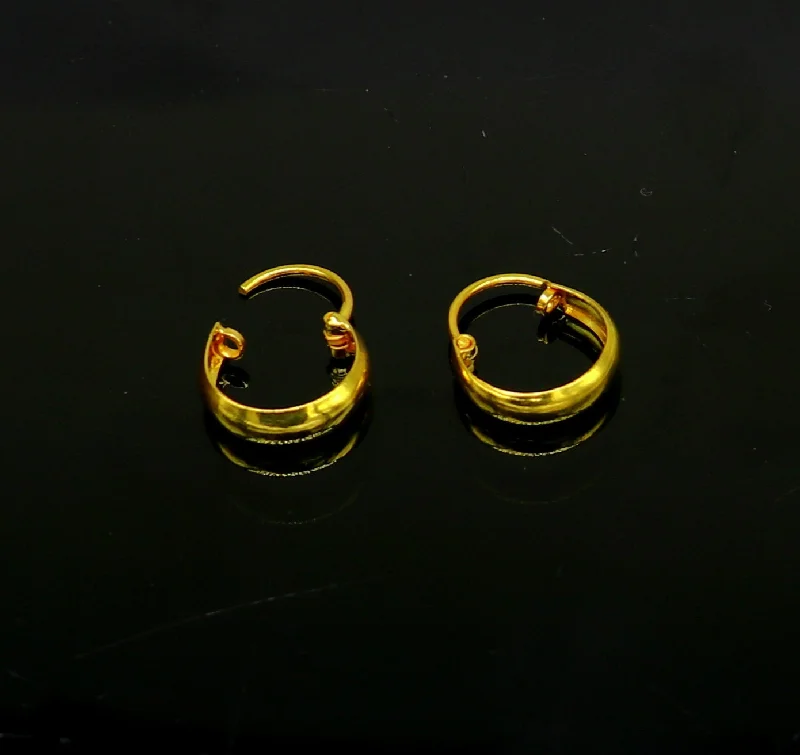 Luxury Jewelry At Unbeatable Discounts 18kt yellow fine gold handmade customized hoops earring, excellent brides made clip on earring, Huggie Hoop Earrings jewelry ho67 Luxury Jewelry At Unbeatable Discounts 18kt yellow fine gold handmade customized hoops earring, excellent brides made clip on earring, Huggie Hoop Earrings jewelry ho67