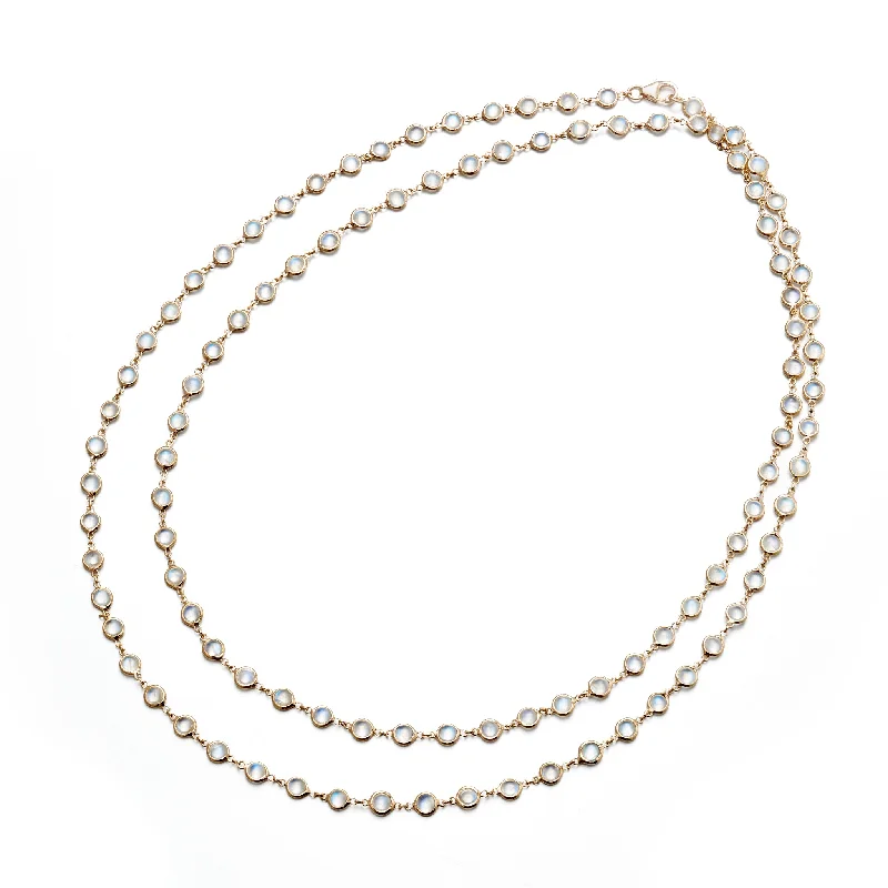 The Jewelry Sale You've Been Waiting For Is Here Rainbow Moonstone Long Link Necklace The Jewelry Sale You've Been Waiting For Is Here Rainbow Moonstone Long Link Necklace