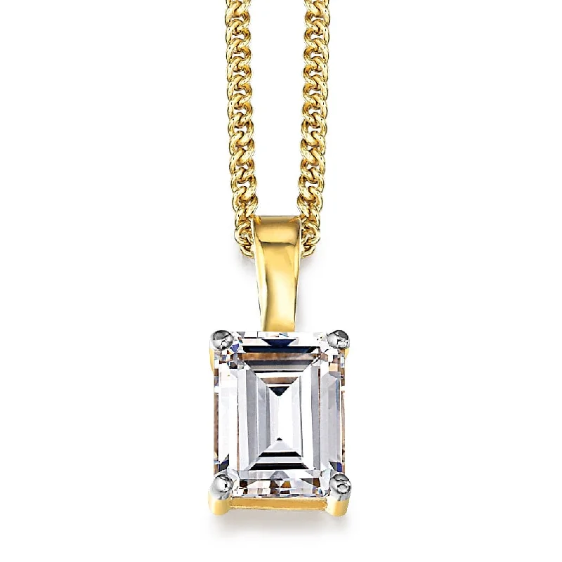 Shop Fine Jewelry With Exclusive Savings 2.5 ct. Emerald Cut Pendant