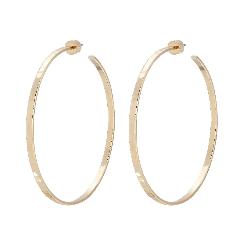 Everyday Jewelry Essentials Now On Sale 2.5" Hammered Hoops