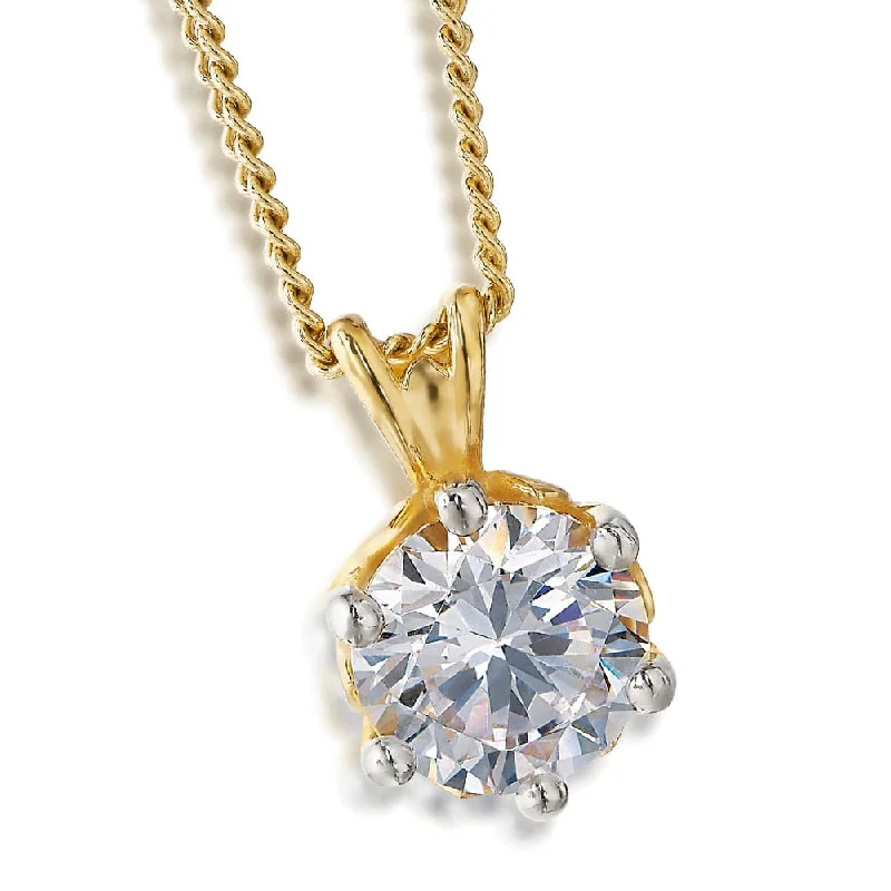 Get Your Favorite Jewelry At The Best Price 2 ct. Tulip Pendant