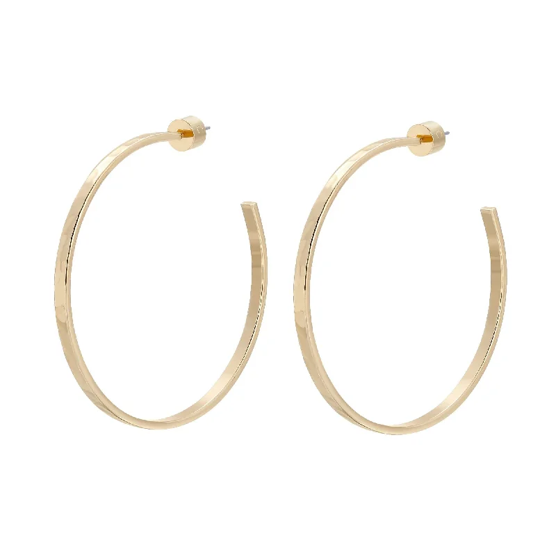 Your Perfect Accessory Now At The Best Price 2" Hammered Hoops