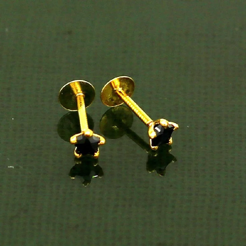 Seasonal Jewelry Deals – Elevate Your Style 2mm/ 3mm /4mm single black stone 18kt yellow gold handmade star shape fabulous screw back stud earring use as nose pin unisex jewelry er119 Seasonal Jewelry Deals – Elevate Your Style 2mm/ 3mm /4mm single black stone 18kt yellow gold handmade star shape fabulous screw back stud earring use as nose pin unisex jewelry er119